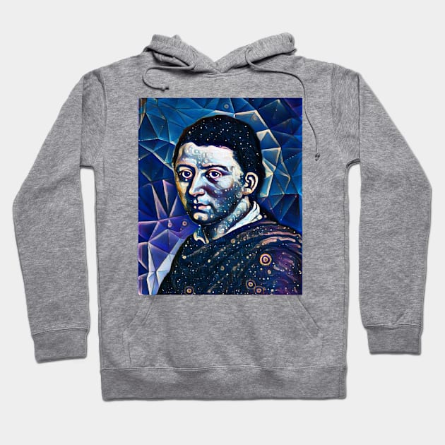 Friedrich Schlegel Portrait | Friedrich Schlegel Artwork 5 Hoodie by JustLit